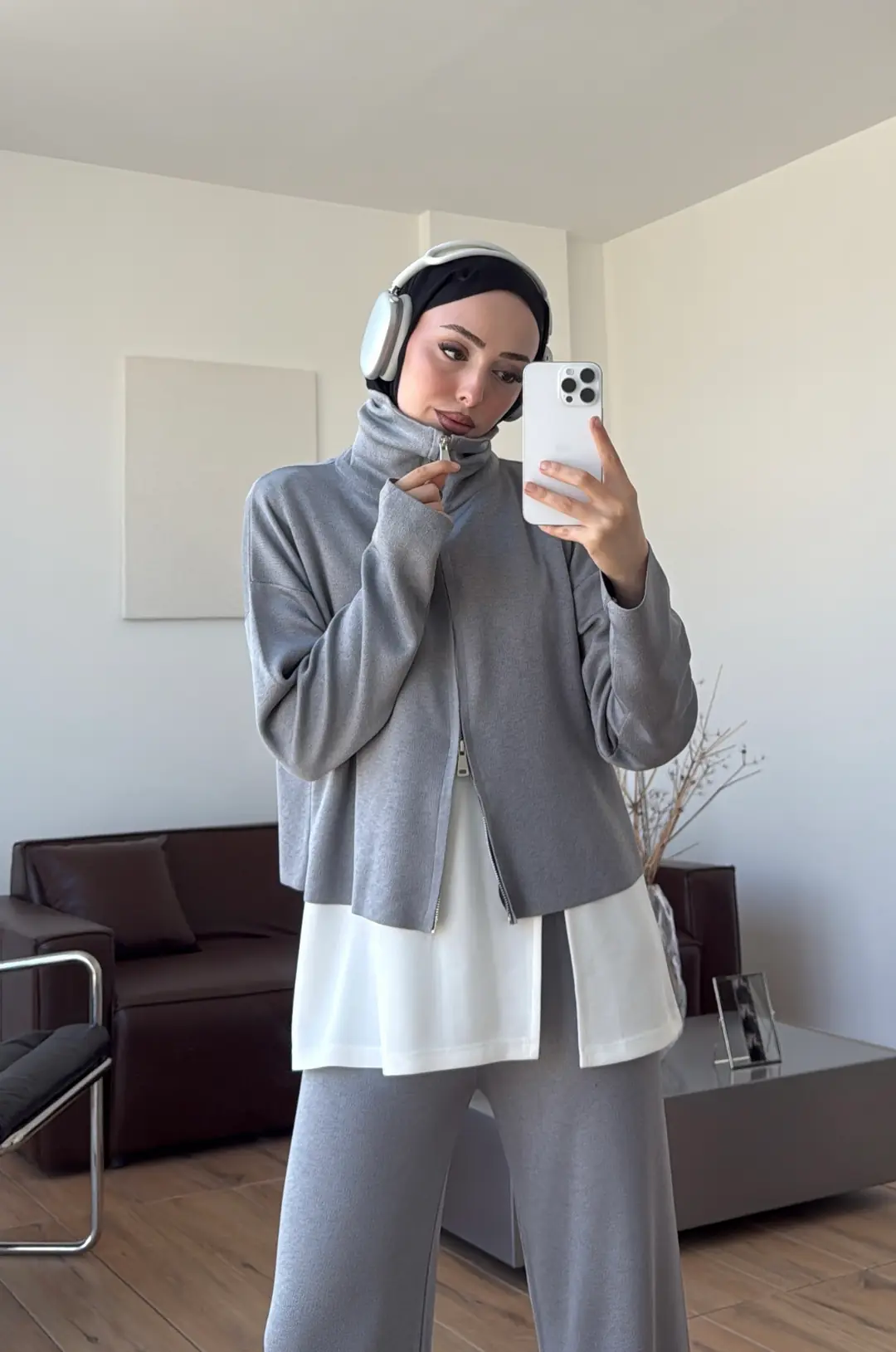 Urban 3'lü Triko Takım Gri