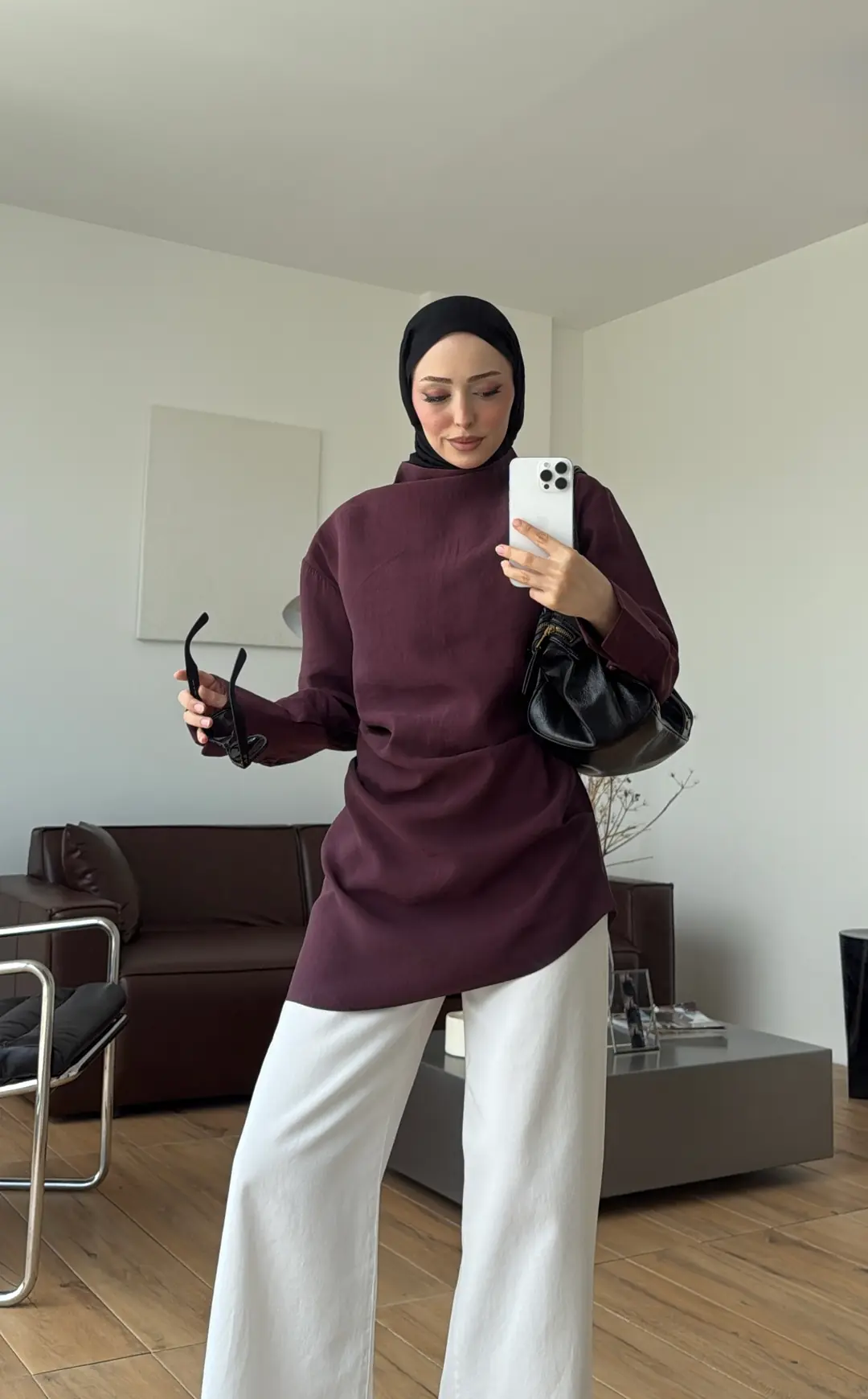 Drape Bluz Bordo