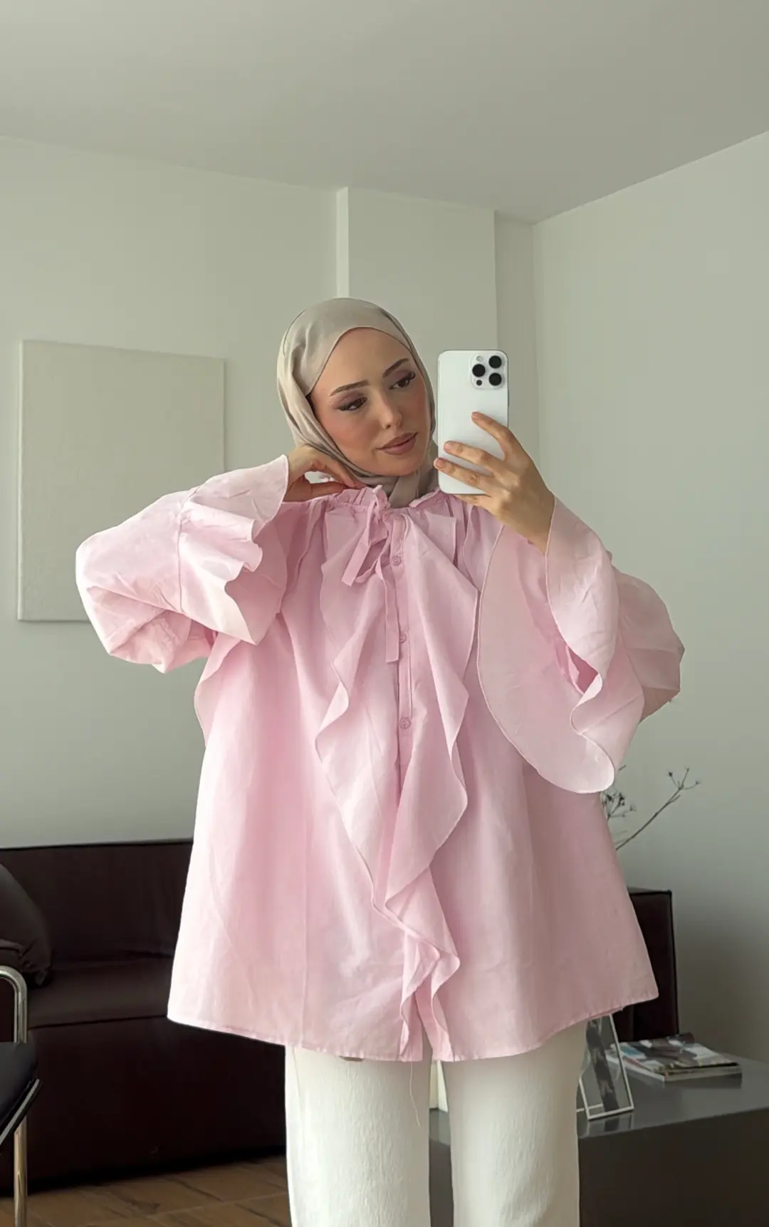 Vual Gömlek Pembe
