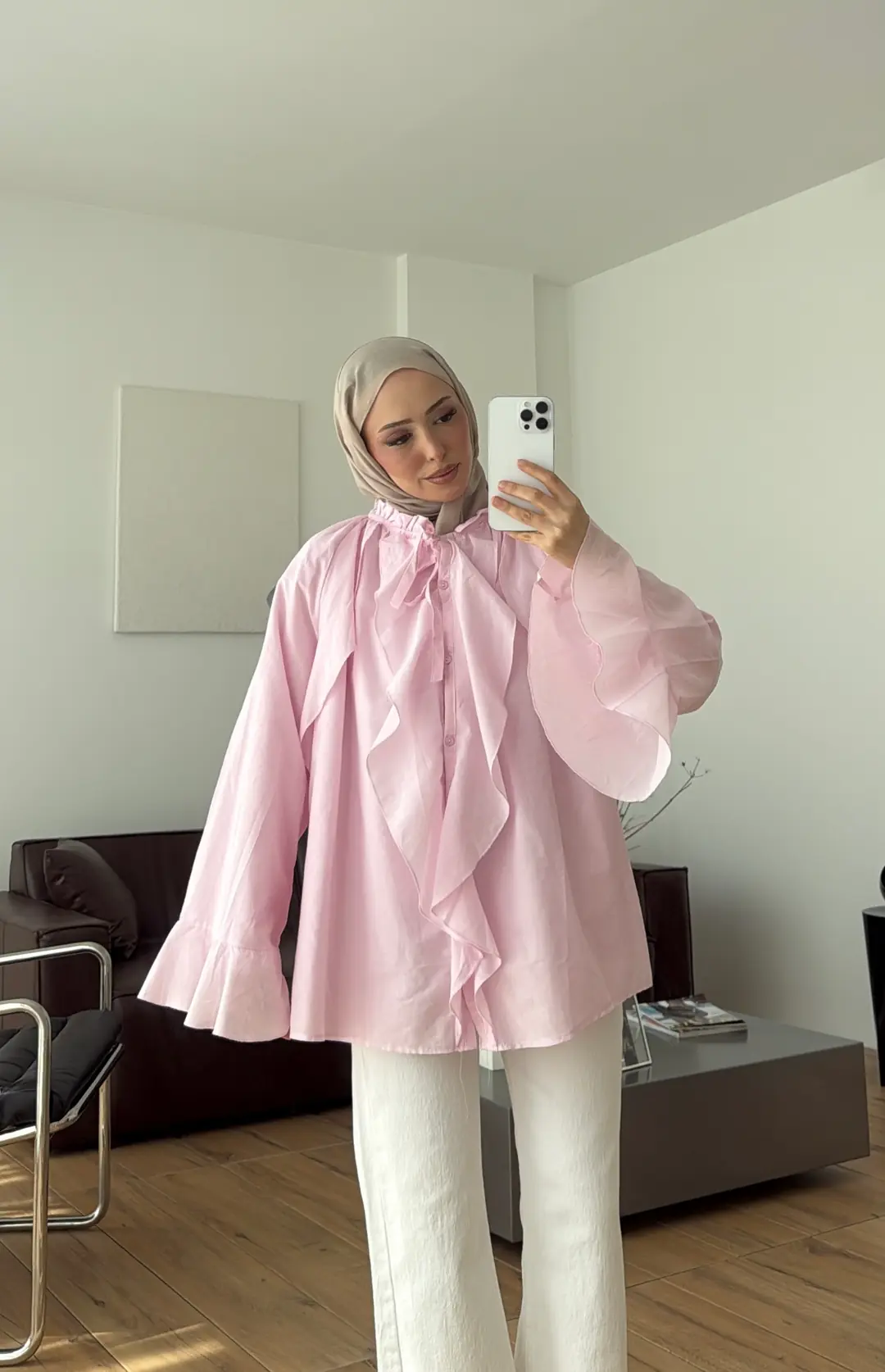 Vual Gömlek Pembe