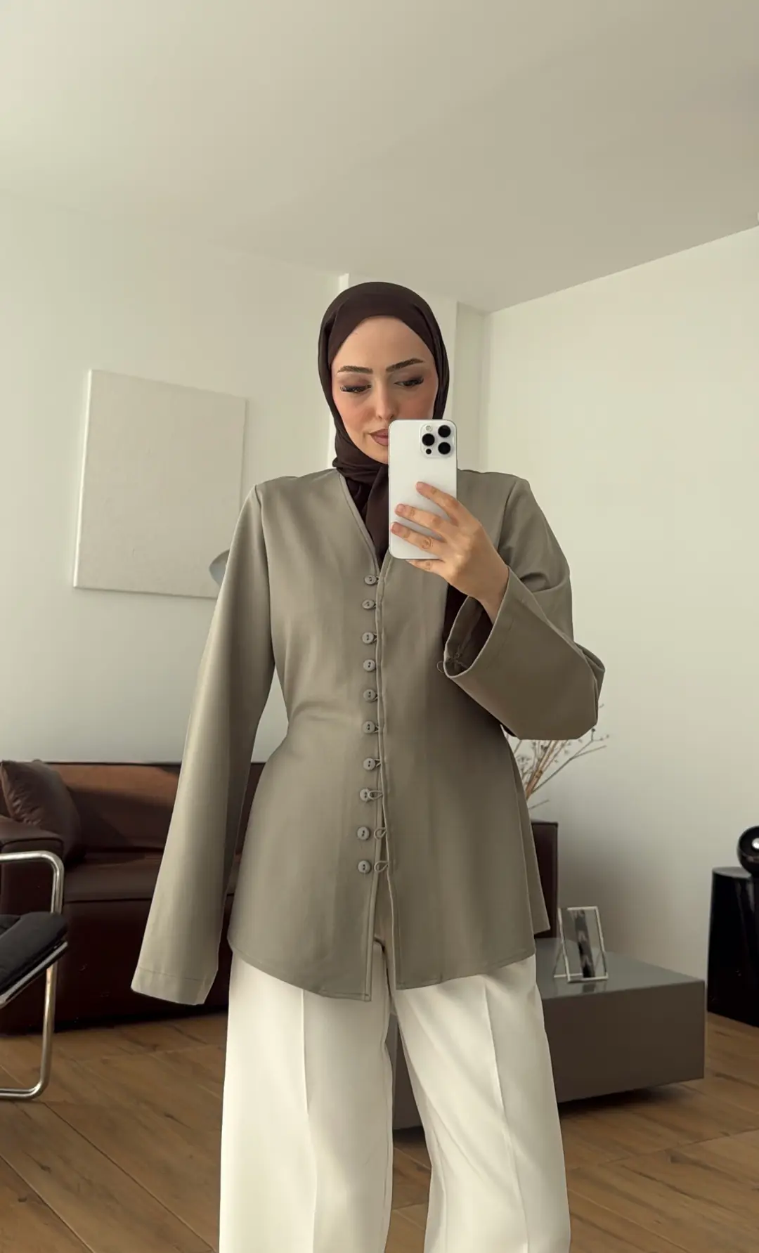 Oysho Düğmeli Bluz Çağla
