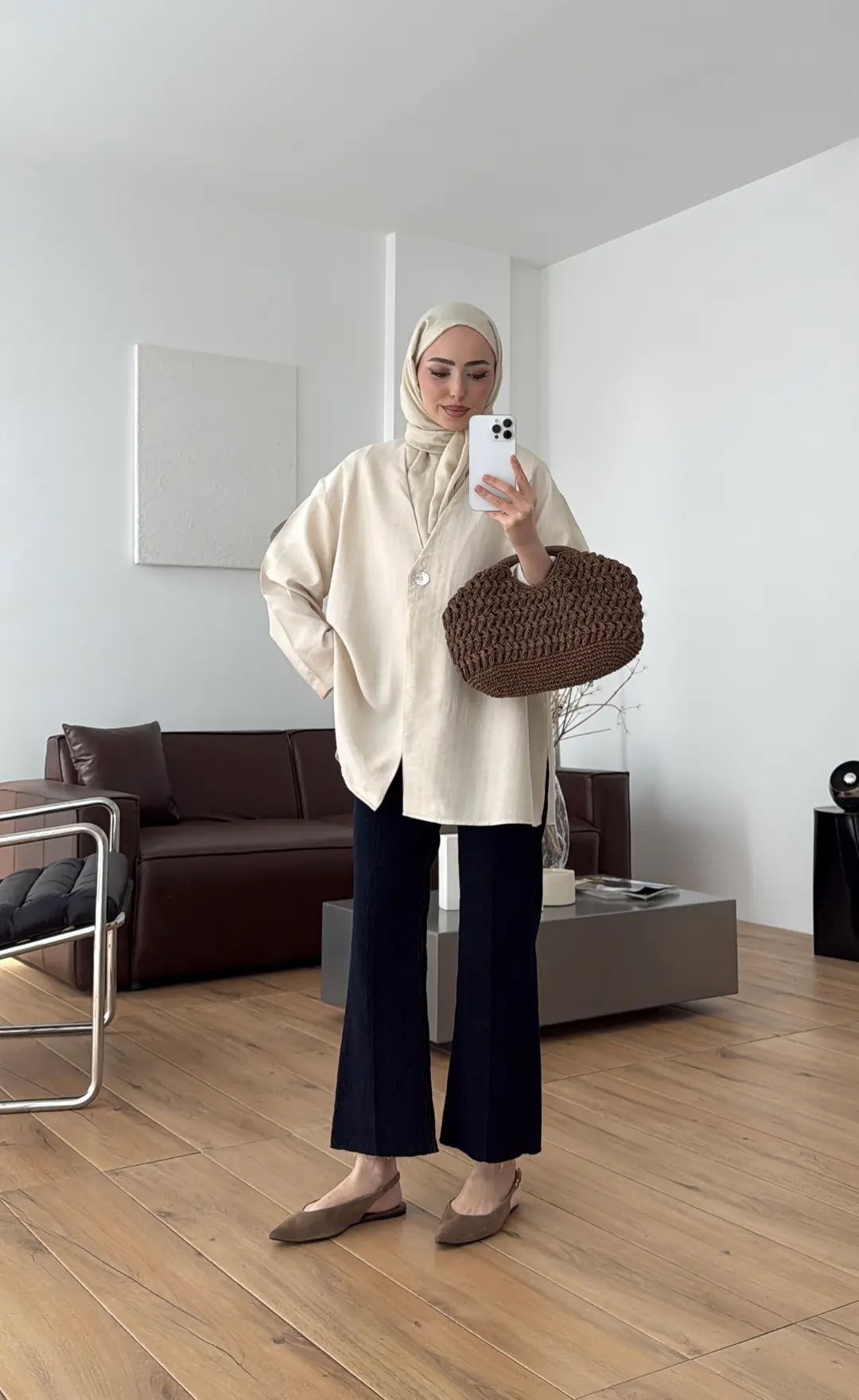 Yazlık Kimono Krem