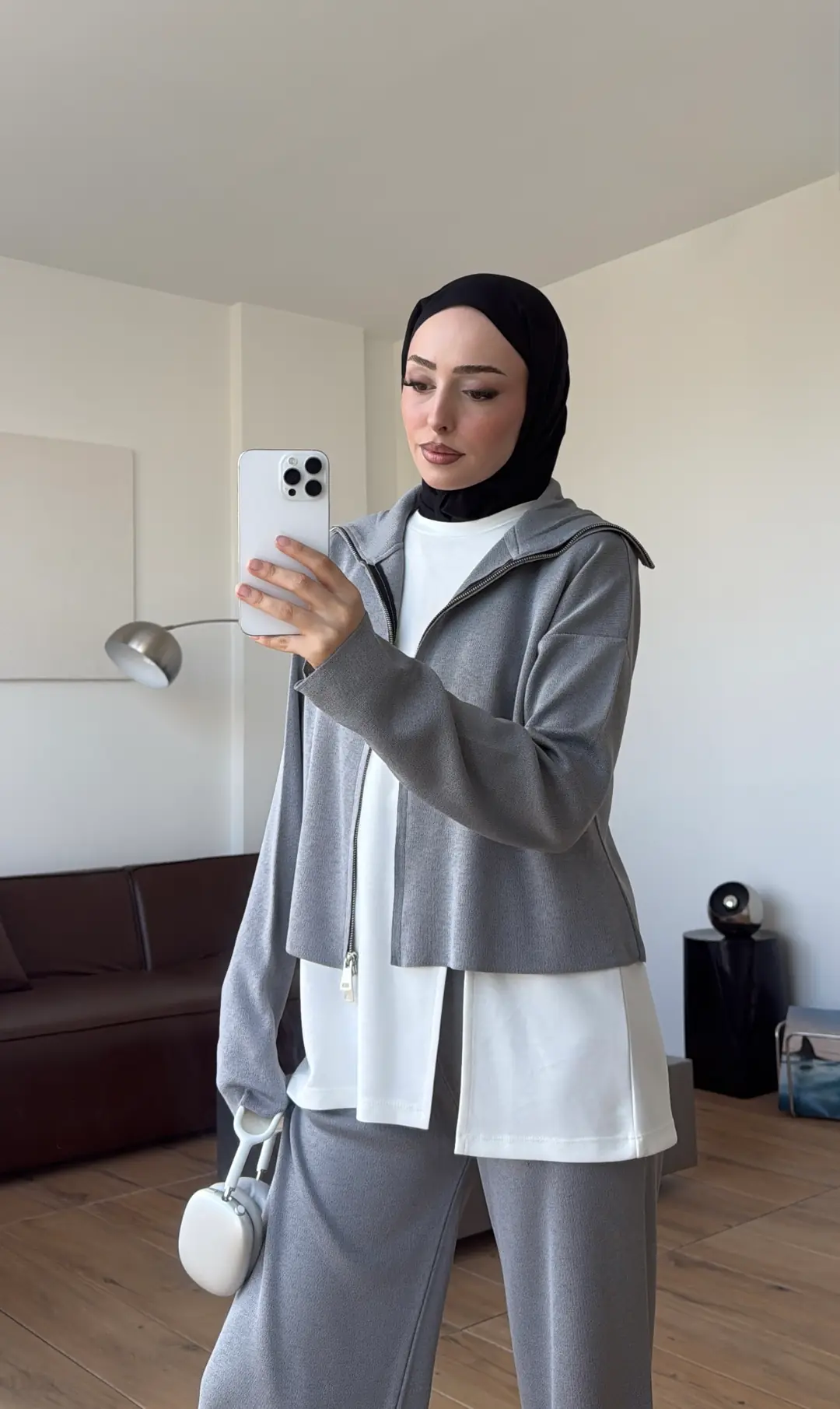 Urban 3'lü Triko Takım Gri