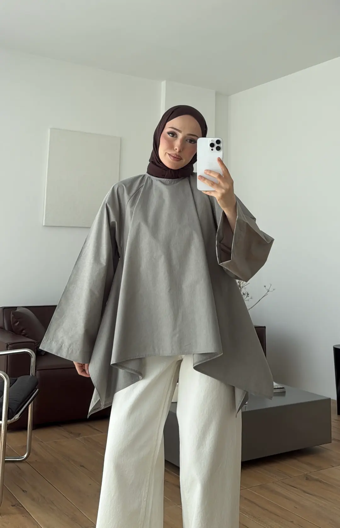 Dalgalı Tunik Çağla Yeşili