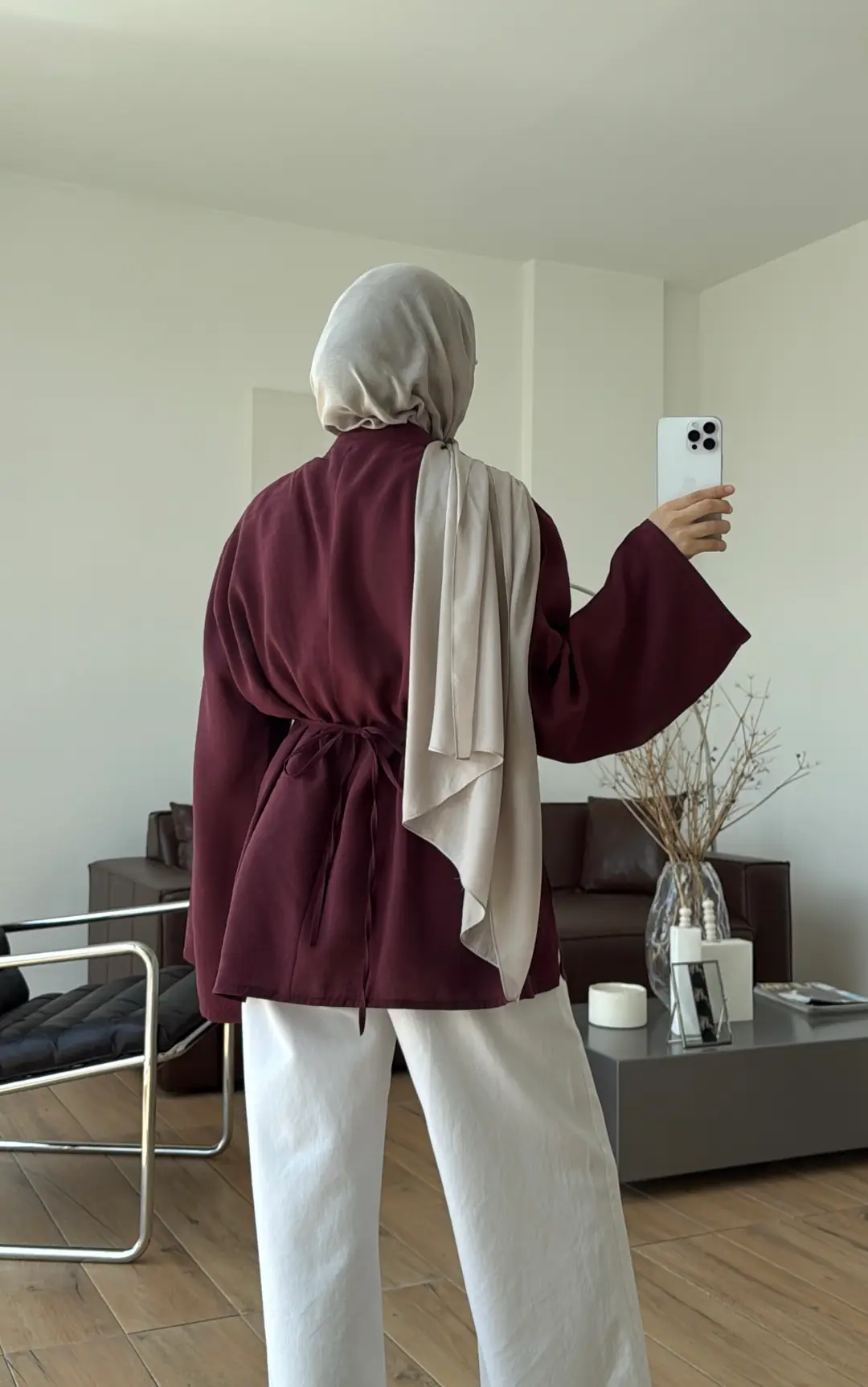 Modal Tasarım Bluz Bordo