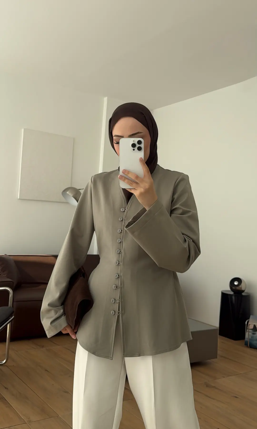 Oysho Düğmeli Bluz Çağla