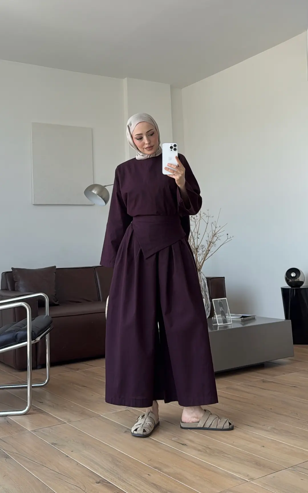 Lale Keten Takım Mürdüm