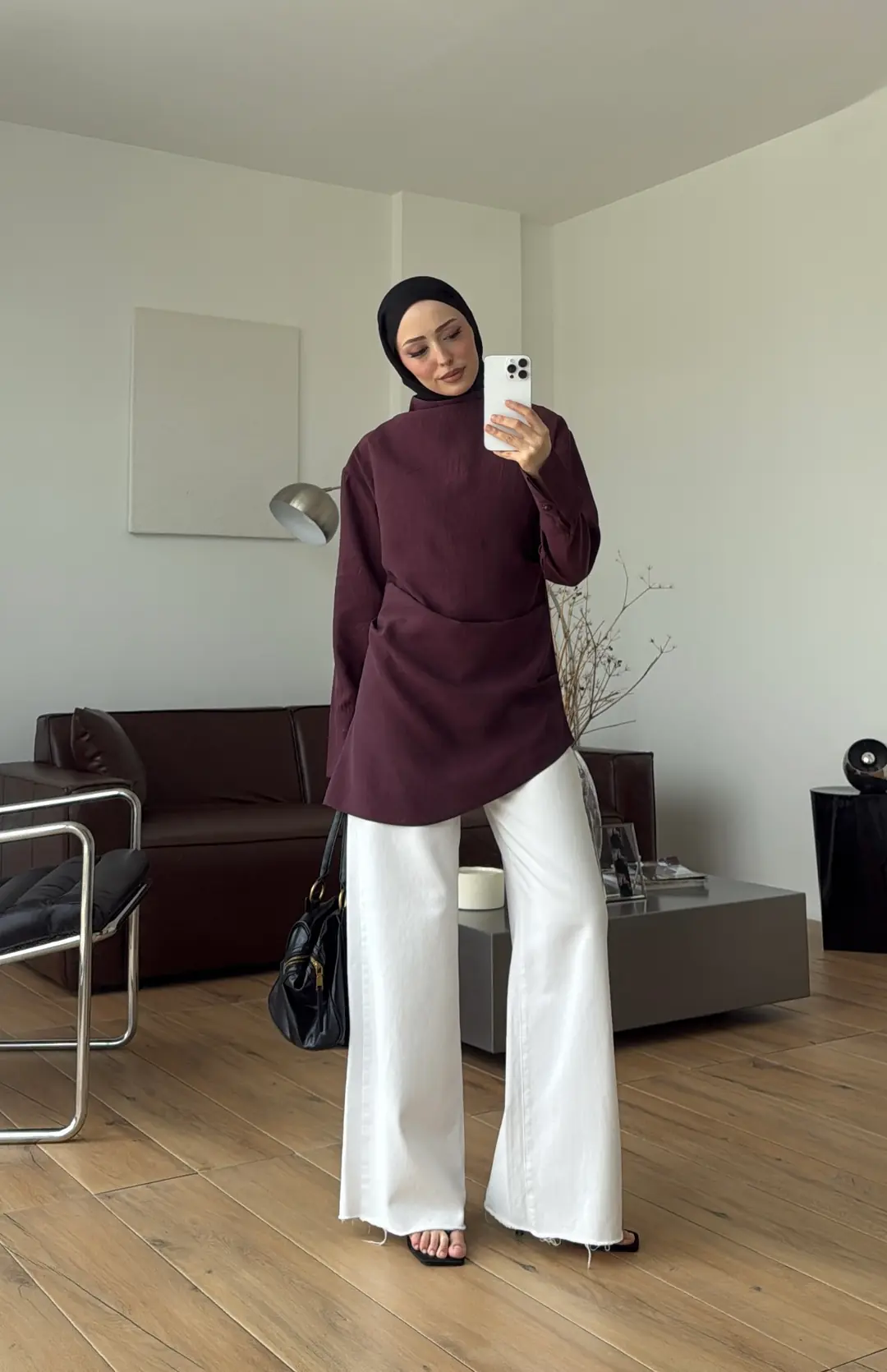 Drape Bluz Bordo