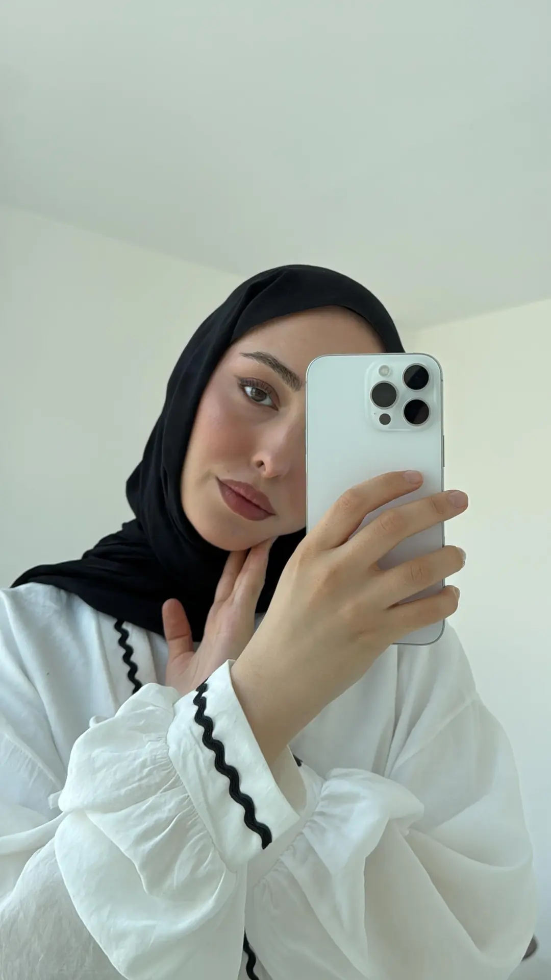 Bağlamalı Dantel Detay Kimono Beyaz