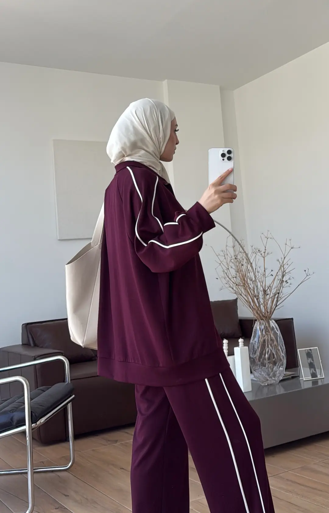 Garni Biyeli Takım Bordo