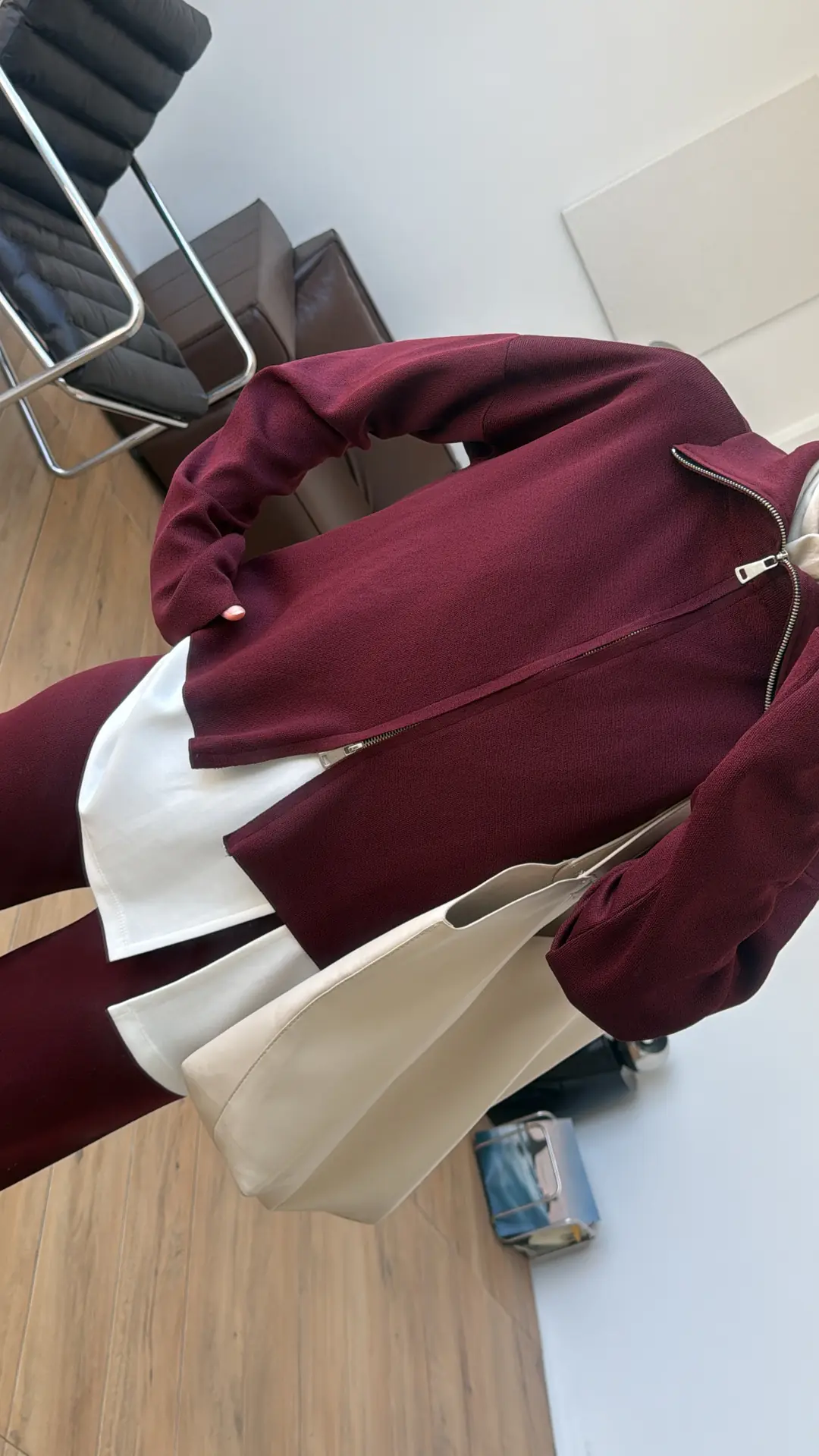 Urban 3'lü Triko Takım Bordo