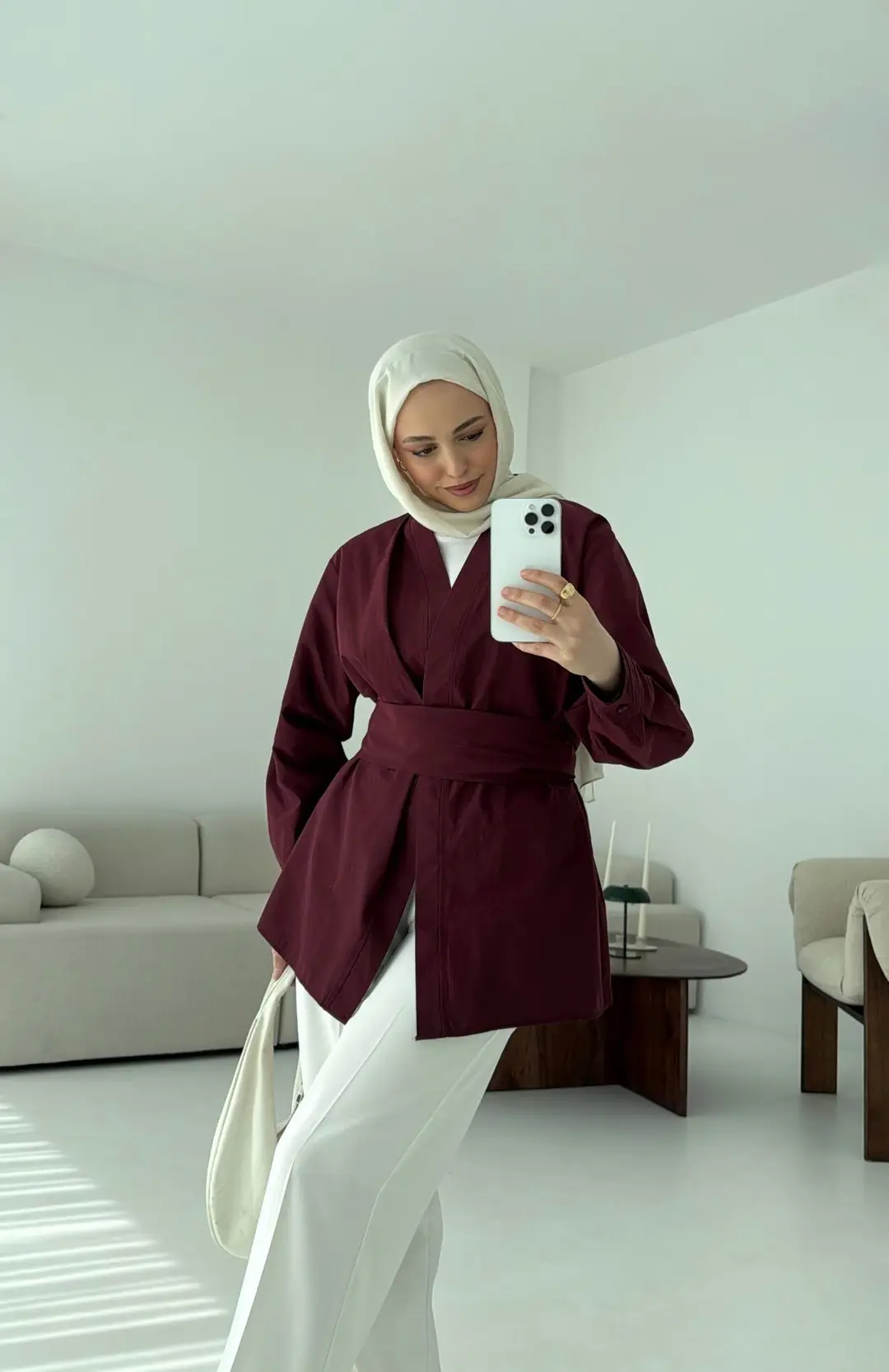 Bordo Kimono