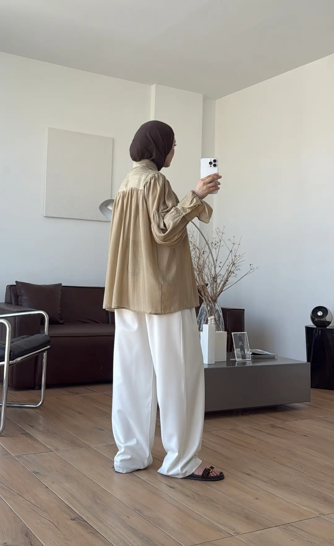 Büzgülü Gömlek Acık Yeşil