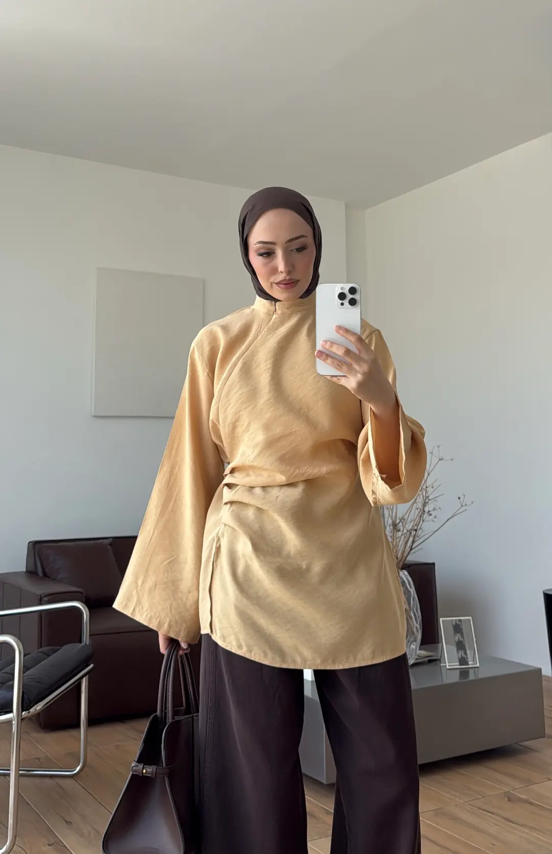 Modal Tasarım Bluz Melon
