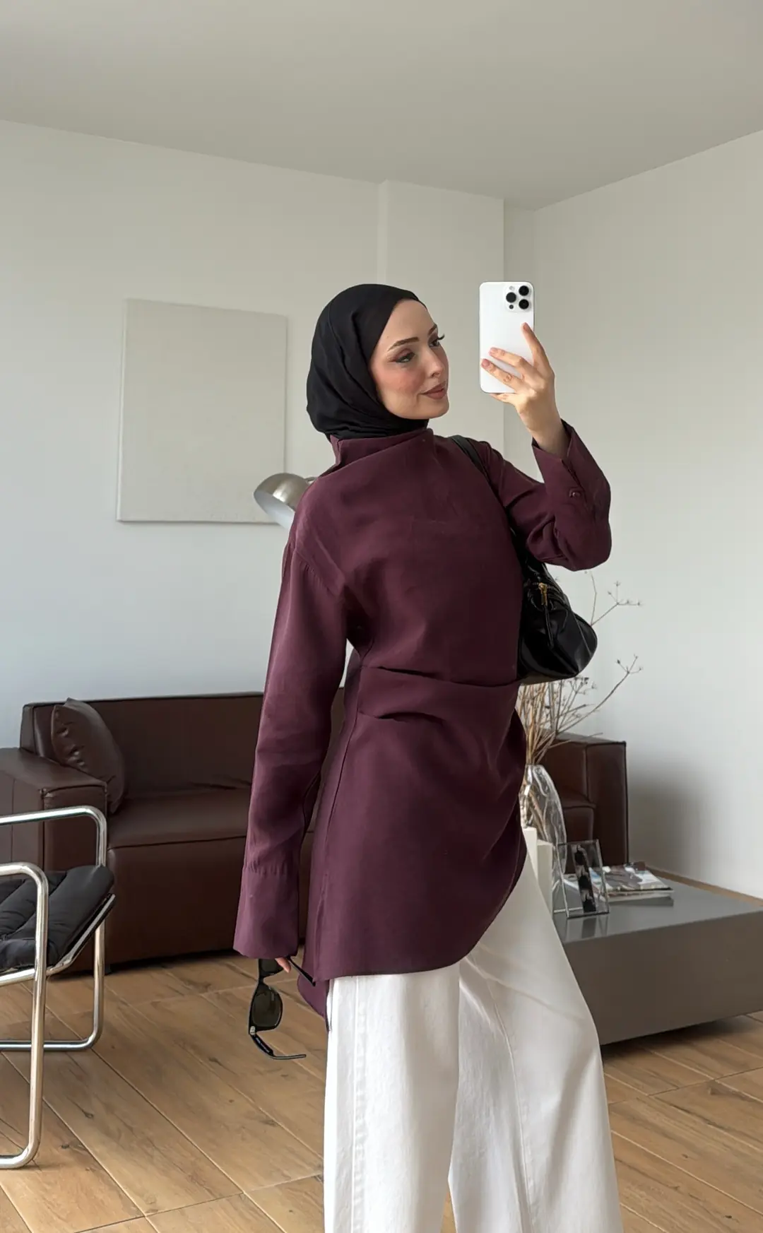Drape Bluz Bordo