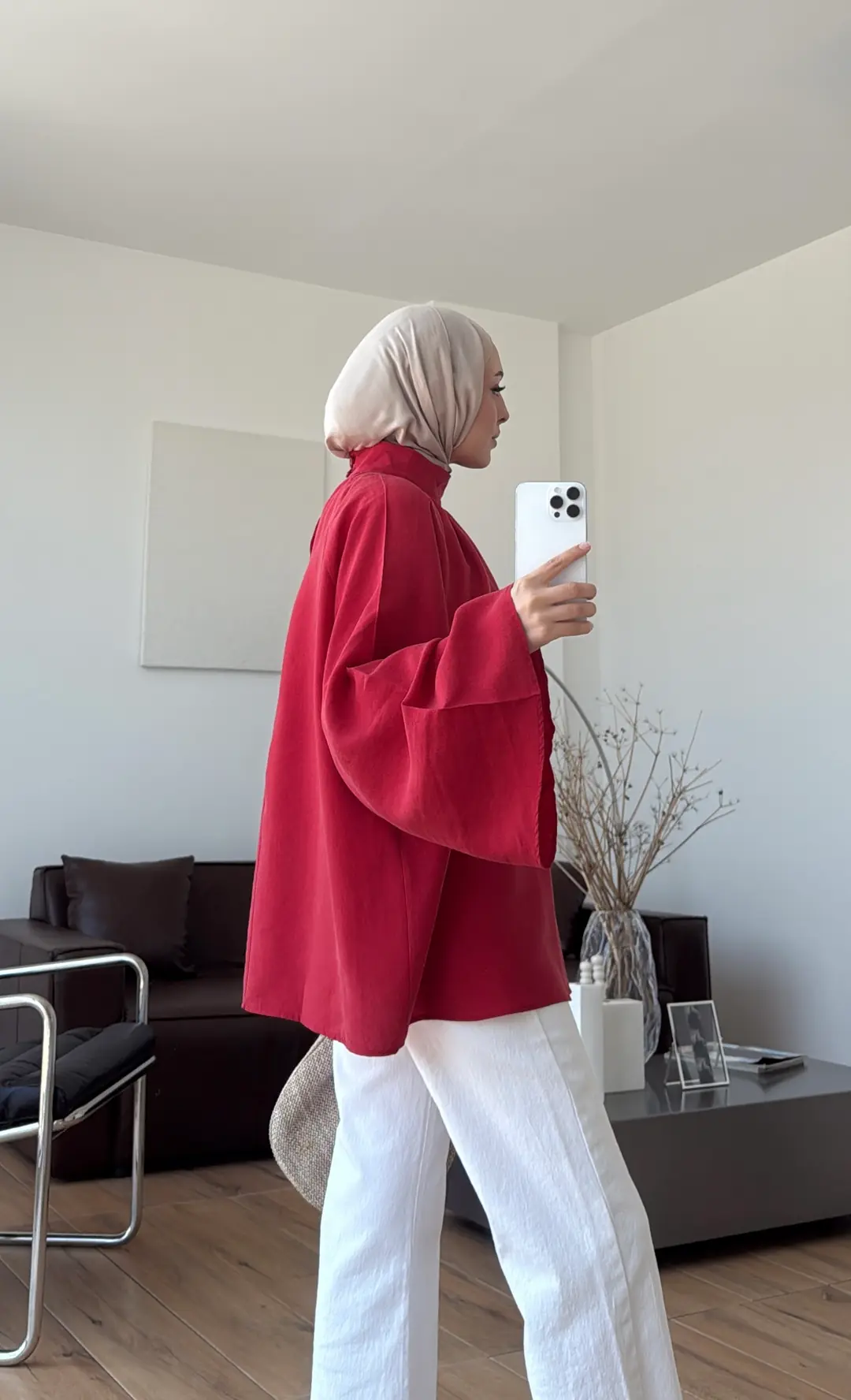Reglan Salaş Tunik Kırmızı