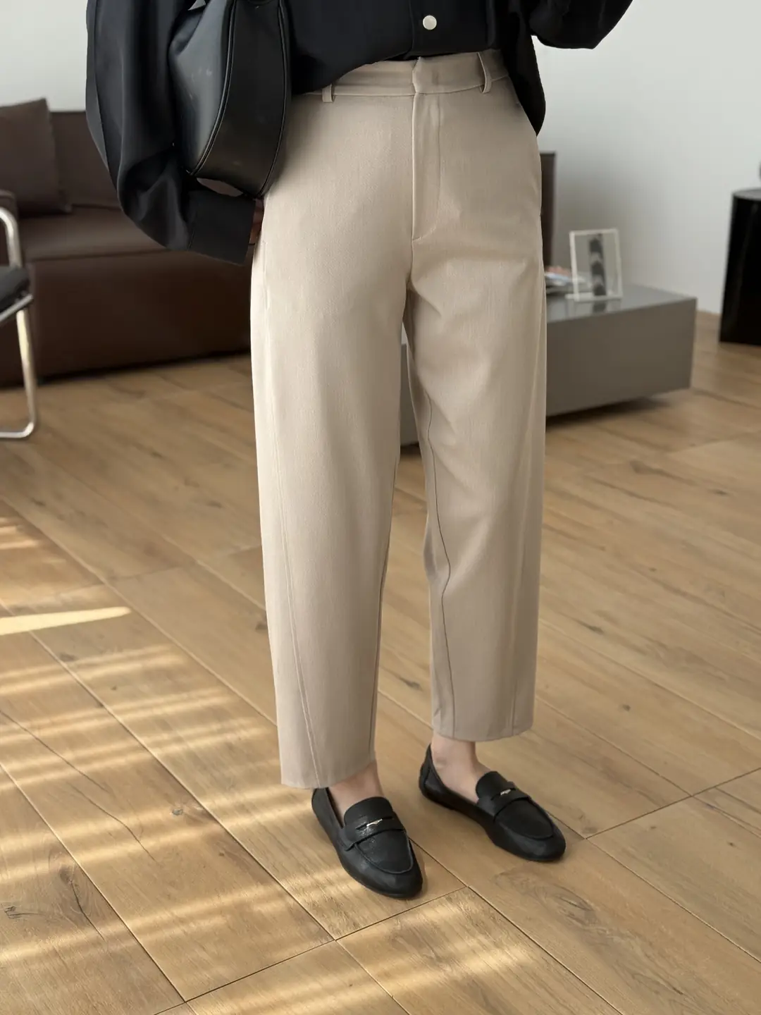 Carrot Kumaş Pantalon Bej