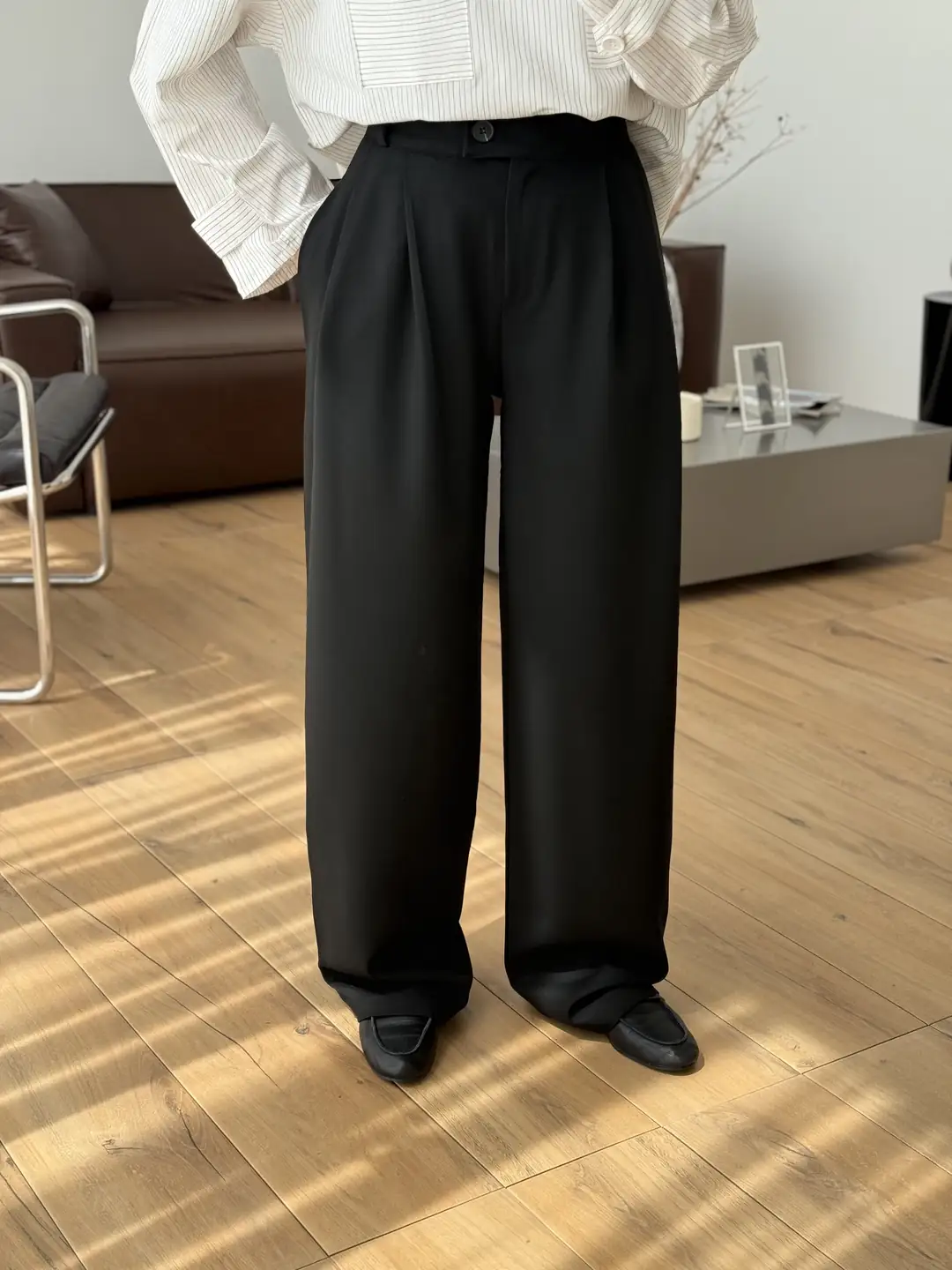 Maskülen Pantolon Siyah