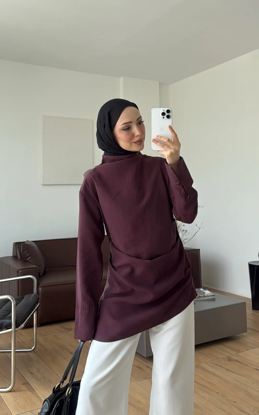 Drape Bluz Bordo