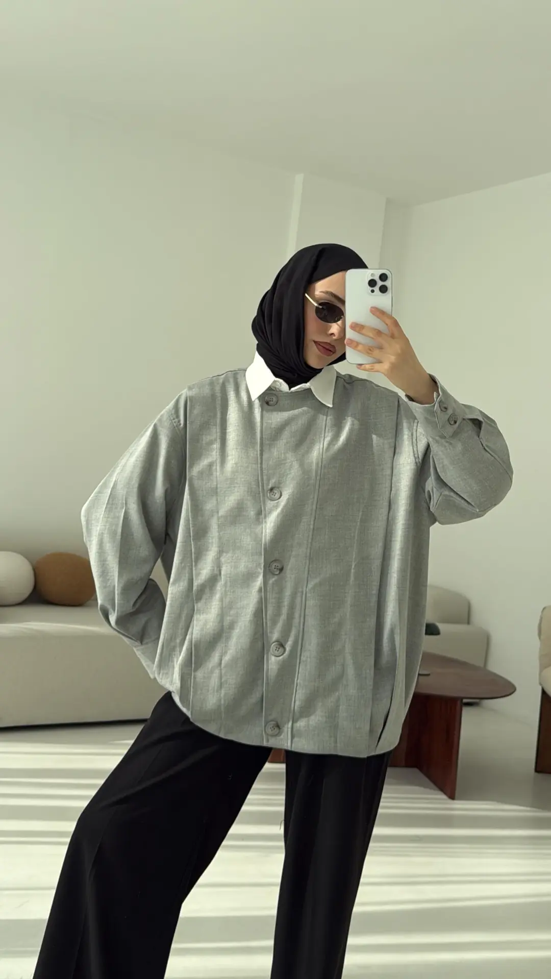Tasarım ml Collection Ceket Gri