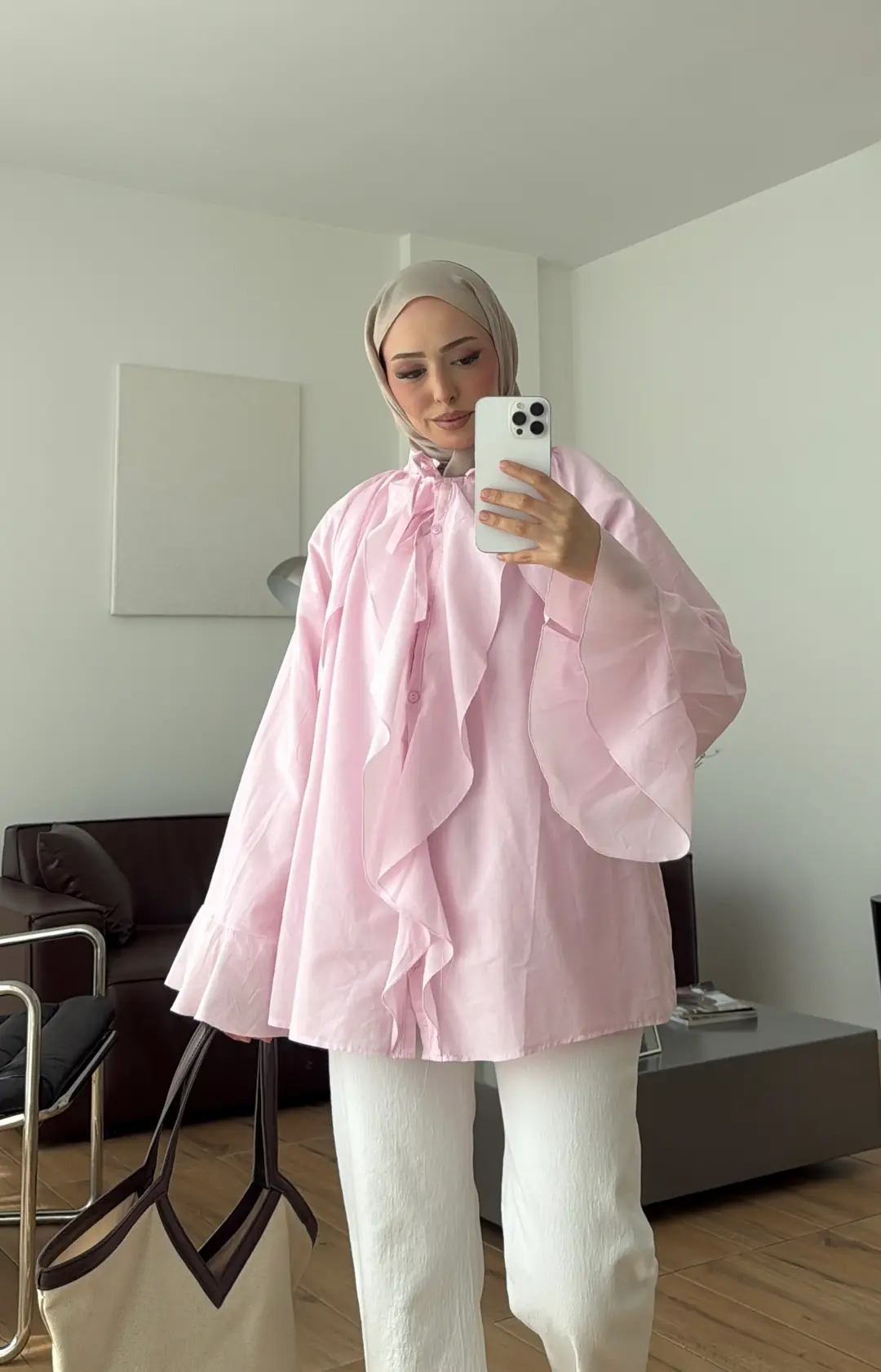 Vual Gömlek Pembe