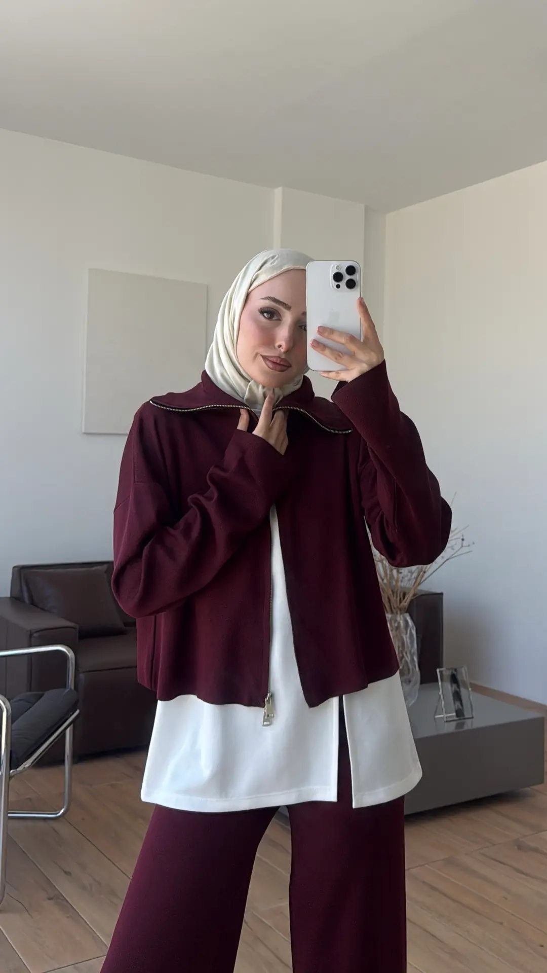 Urban 3'lü Triko Takım Bordo