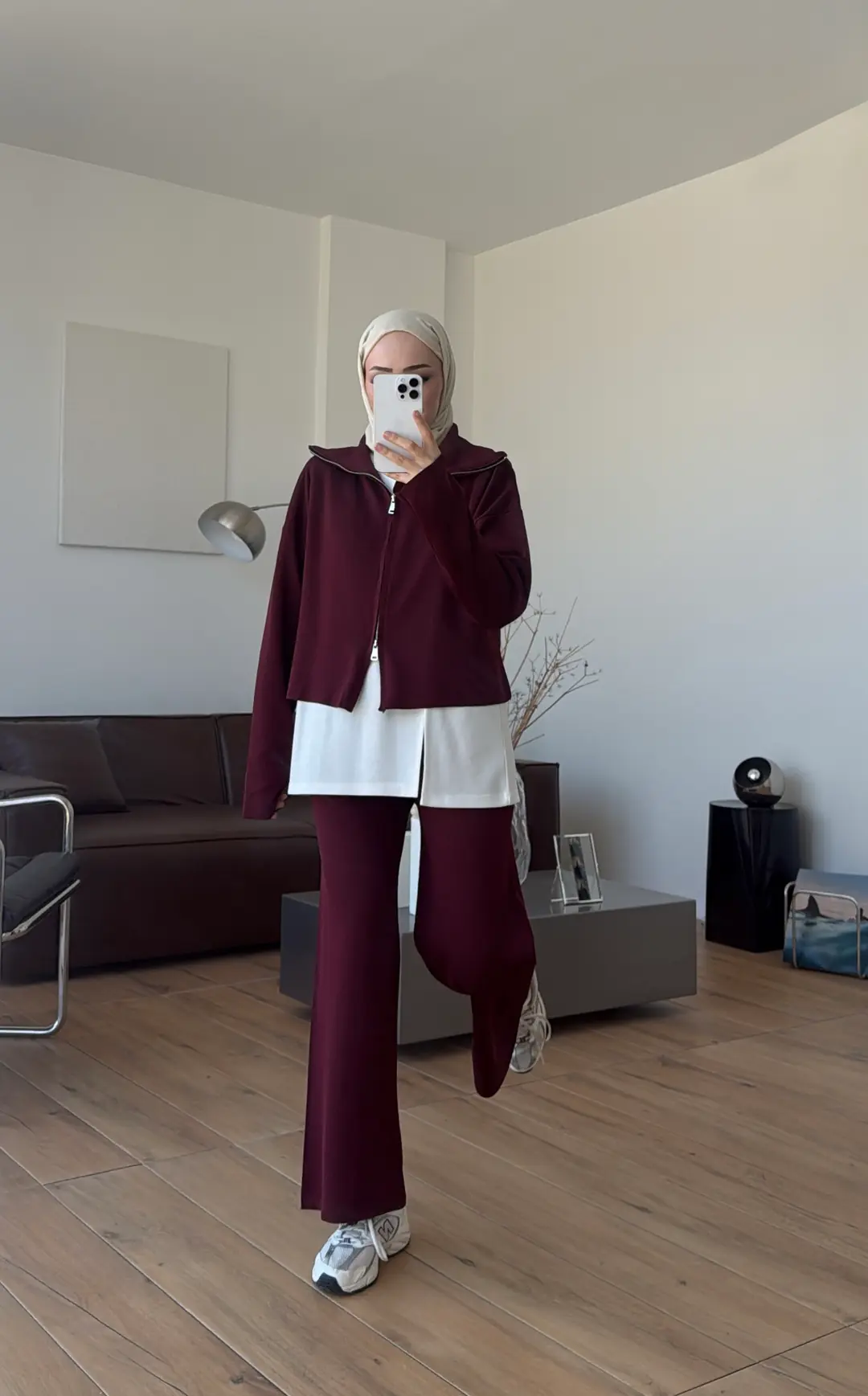 Urban 3'lü Triko Takım Bordo