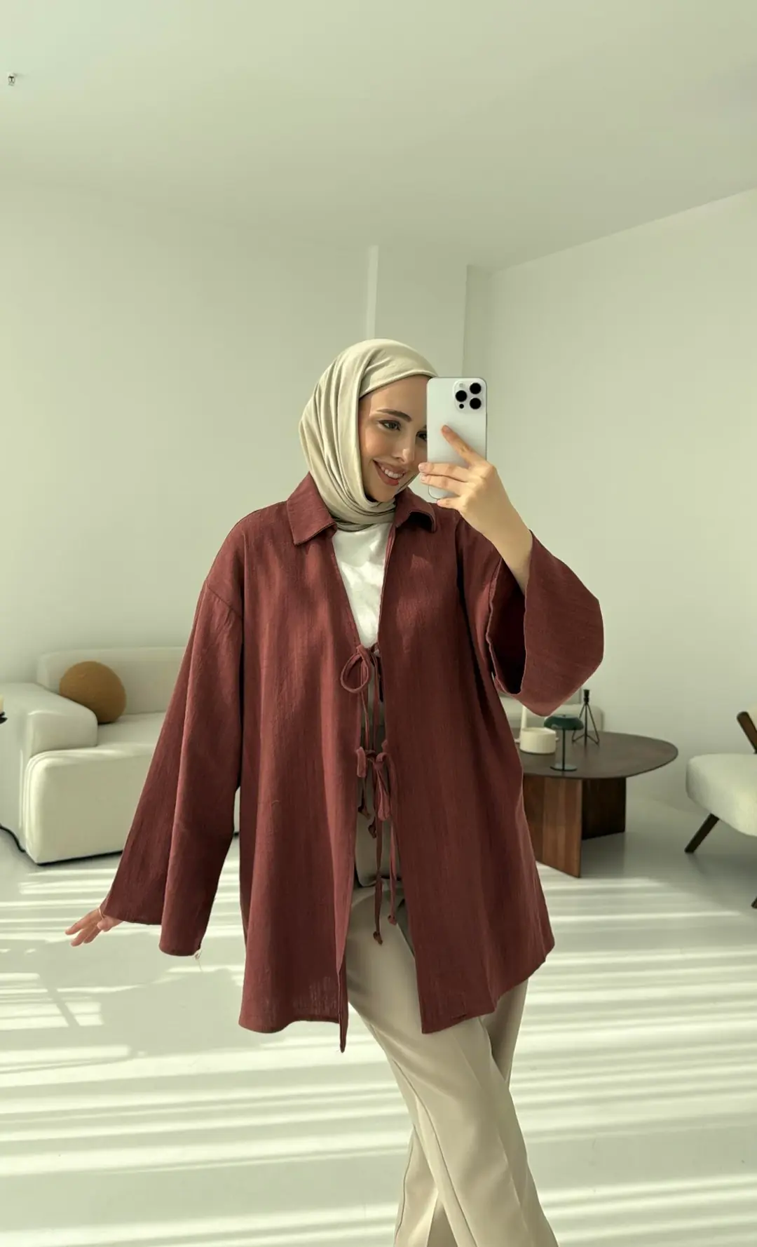 Uzun Kimono Kiremit