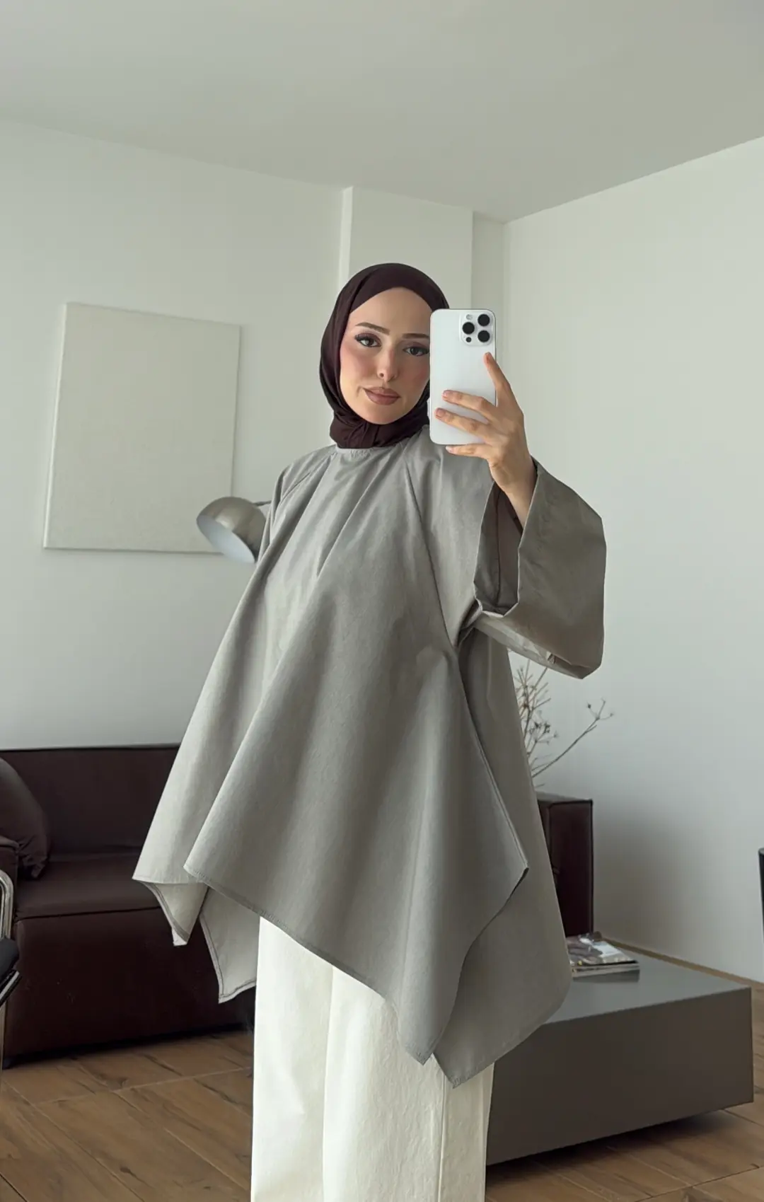 Dalgalı Tunik Çağla Yeşili