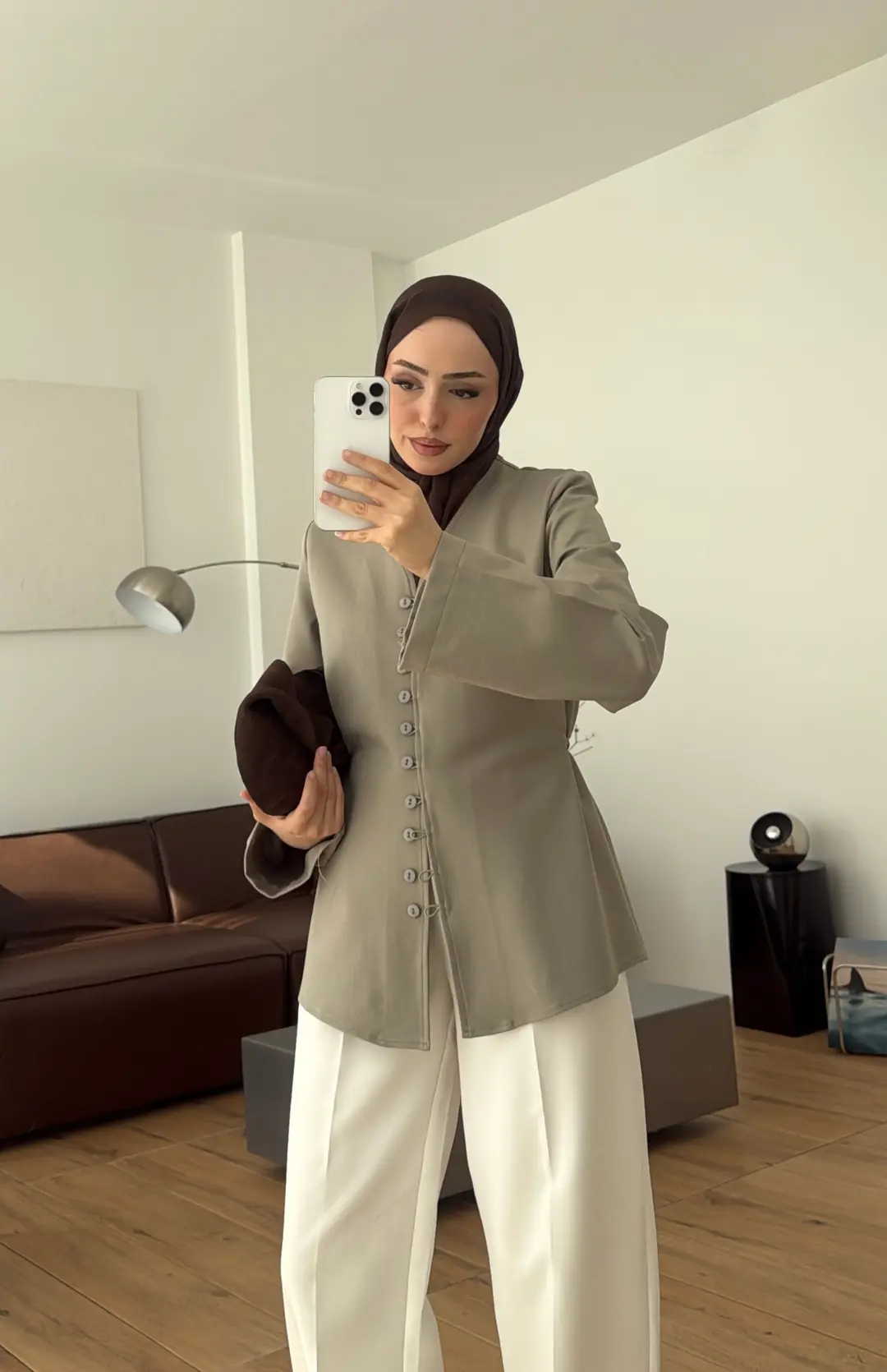 Oysho Düğmeli Bluz Çağla