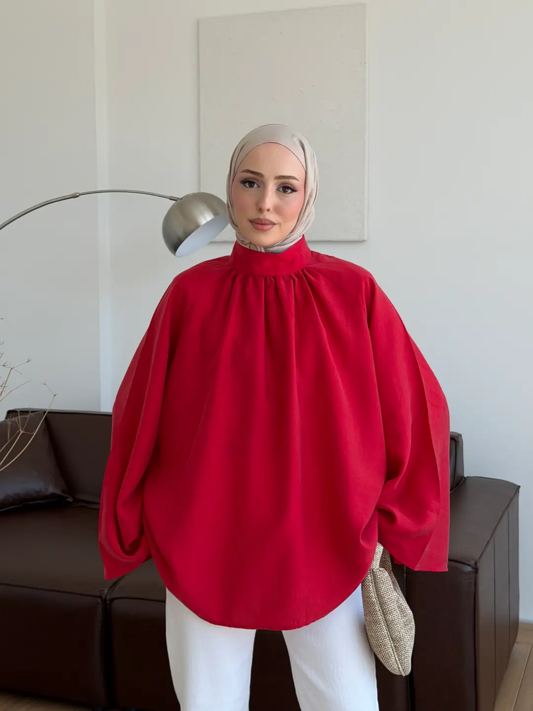 Reglan Salaş Tunik Kırmızı