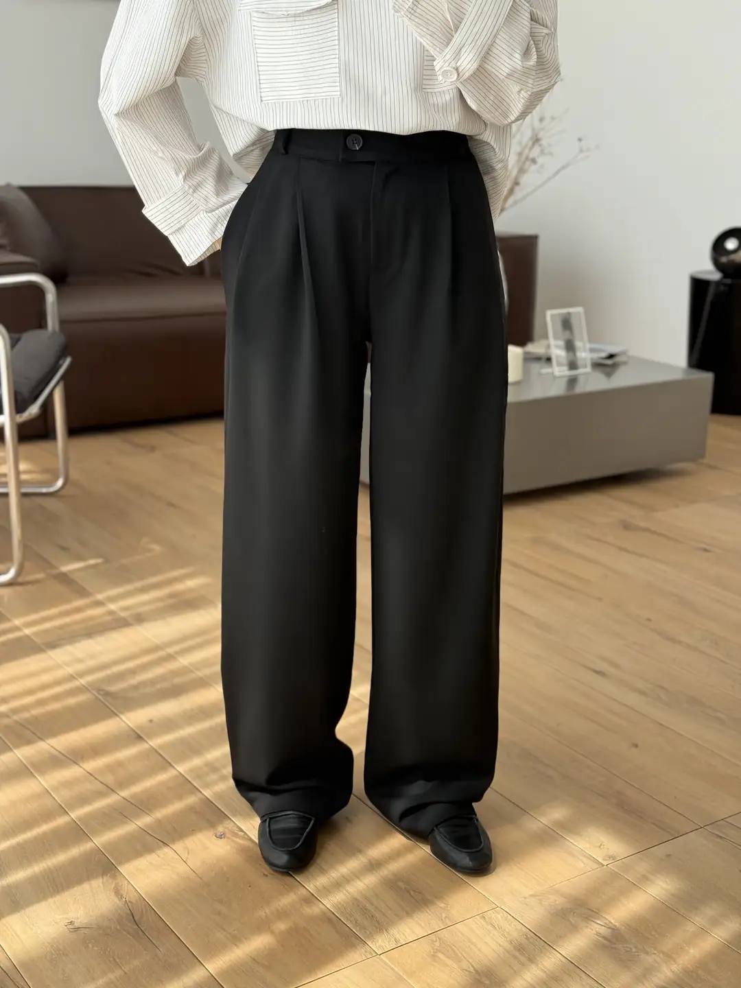Maskülen Pantolon Siyah